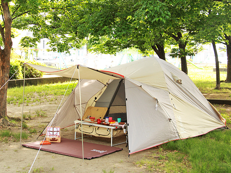ドッペルギャンガーアウトドア プレミアムワンタッチテント キャンプ初心者必見 女性でも簡単に設営できるテント