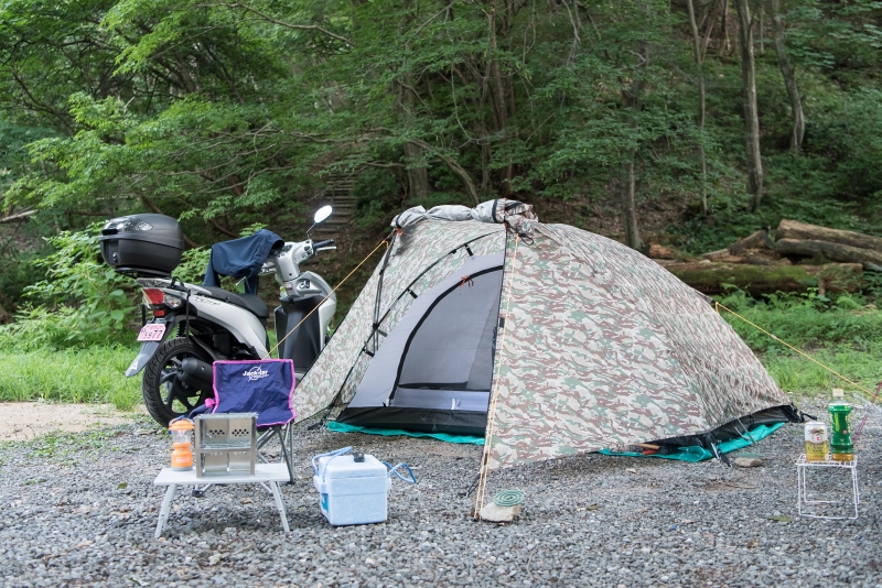 キャンプをしながらツーリング バイクが主役のキャンプですべてを楽しむ