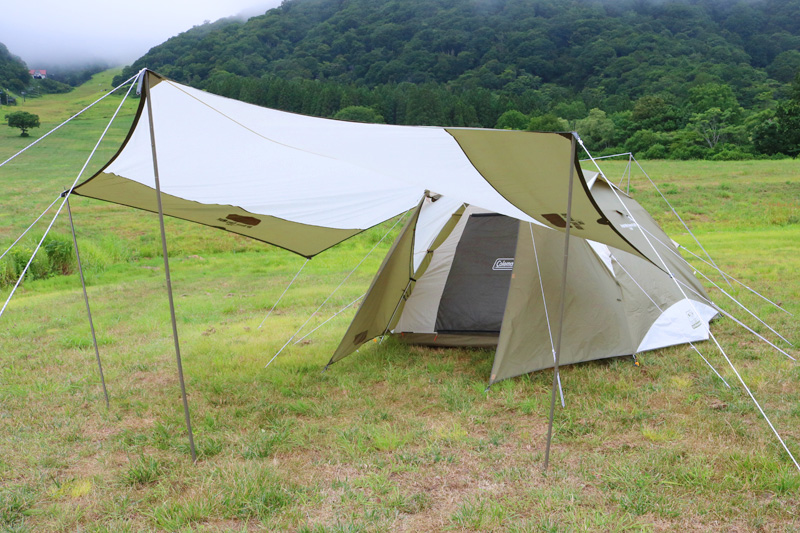 コールマンの秋冬新作テント長野県小谷村のふるさと納税返礼品に