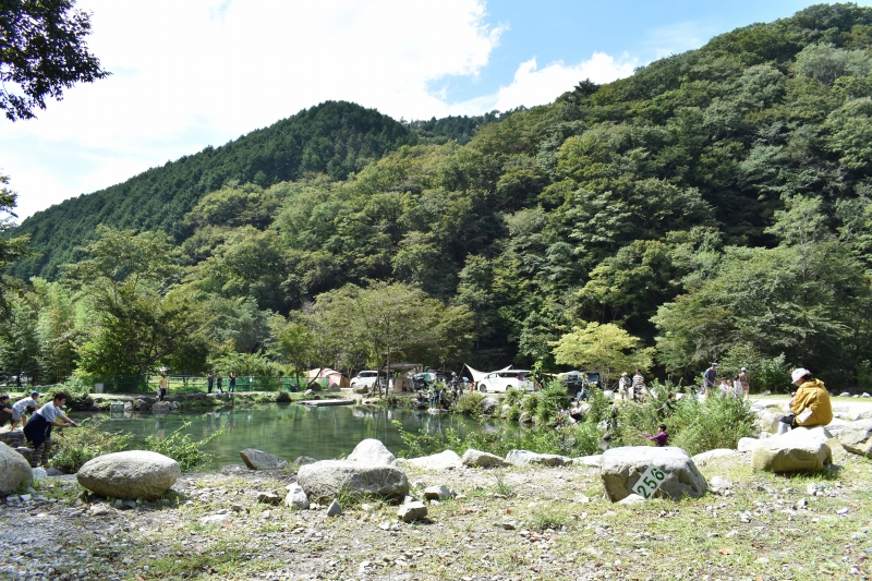 湖 キャンプ 丹沢