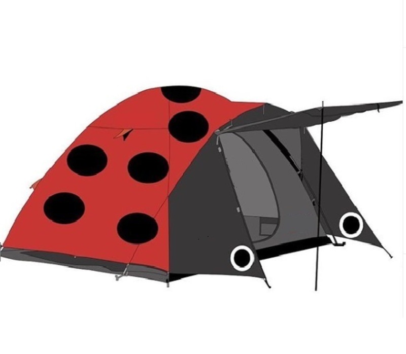 インパクト最強 てんとう虫デザインのテント テンテン クラウドファンディング10 23スタート キャンプ情報メディア Lantern ランタン