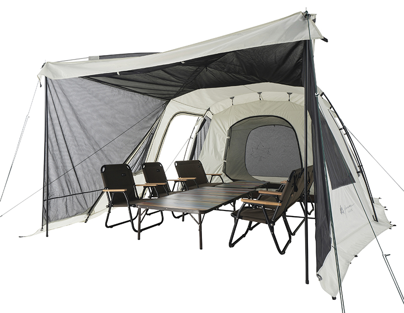 ロゴスから初の3ルームテント新発売！人気テントに超大型リビングが実現 | キャンプ情報メディア LANTERN – ランタン