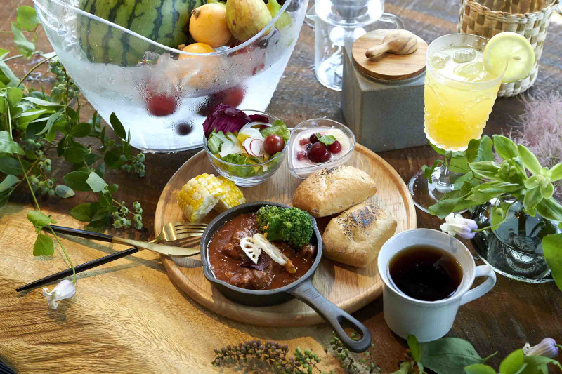 日比谷花壇の”STAY”『里楽巣 FUJINO（リラックスふじの）』の朝食