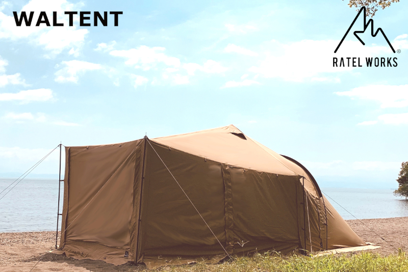 大阪発の新アウトドアブランド Ratelworks より ファミリーキャンプに使える開放感抜群のテントが登場