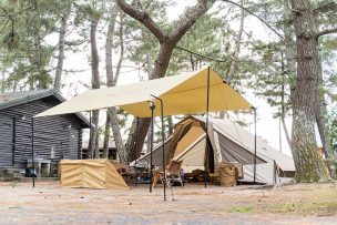 どんより天気の冬キャンプもお気に入りのギアがあれば楽しい