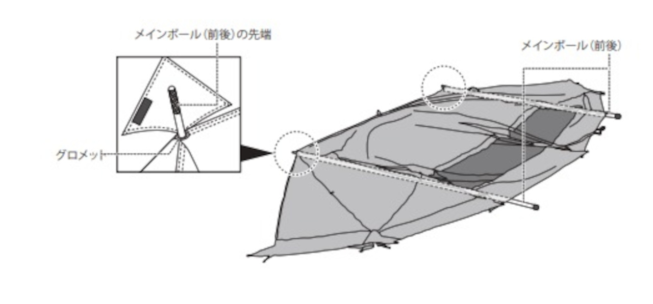 スノーピーク「グランベルク L」設営レビュー