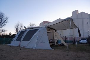 ファミリーキャンプでも広々快適！スノーピークのテントが居住性抜群
